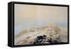 View of Giza Necropolis, 1842-1845-null-Framed Stretched Canvas