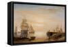 View of Gloucester Harbor, 1852-Fitz Henry Lane-Framed Stretched Canvas