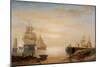 View of Gloucester Harbor, 1852-Fitz Henry Lane-Mounted Giclee Print