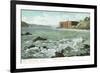 View of Golden Gate and Fort Point - San Francisco, CA-Lantern Press-Framed Art Print