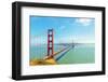 View of Golden Gate Bridge, San Francisco, California, North America-Marco Simoni-Framed Photographic Print