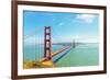 View of Golden Gate Bridge, San Francisco, California, North America-Marco Simoni-Framed Photographic Print