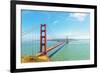 View of Golden Gate Bridge, San Francisco, California, North America-Marco Simoni-Framed Photographic Print