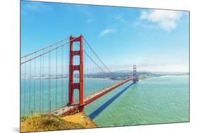 View of Golden Gate Bridge, San Francisco, California, North America-Marco Simoni-Mounted Photographic Print