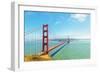 View of Golden Gate Bridge, San Francisco, California, North America-Marco Simoni-Framed Photographic Print