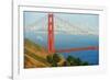 View of Golden Gate Bridge, San Francisco, California, North America-Marco Simoni-Framed Photographic Print