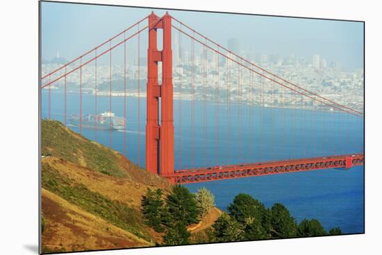 View of Golden Gate Bridge, San Francisco, California, North America-Marco Simoni-Mounted Photographic Print