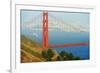 View of Golden Gate Bridge, San Francisco, California, North America-Marco Simoni-Framed Photographic Print