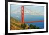 View of Golden Gate Bridge, San Francisco, California, North America-Marco Simoni-Framed Photographic Print