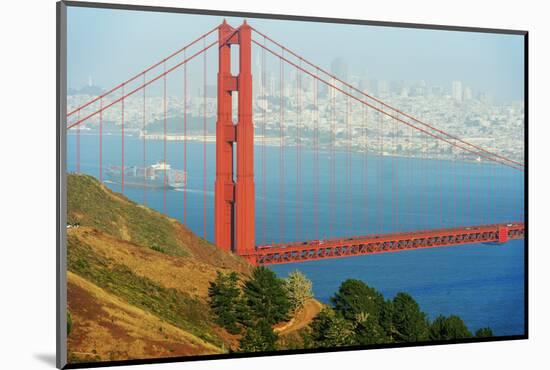 View of Golden Gate Bridge, San Francisco, California, North America-Marco Simoni-Mounted Photographic Print