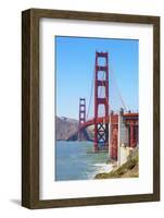 View of Golden Gate Bridge, San Francisco, California, North America-Marco Simoni-Framed Photographic Print