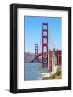 View of Golden Gate Bridge, San Francisco, California, North America-Marco Simoni-Framed Photographic Print