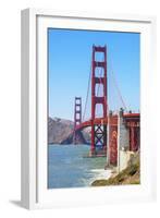 View of Golden Gate Bridge, San Francisco, California, North America-Marco Simoni-Framed Photographic Print