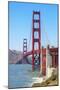 View of Golden Gate Bridge, San Francisco, California, North America-Marco Simoni-Mounted Photographic Print