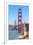 View of Golden Gate Bridge, San Francisco, California, North America-Marco Simoni-Framed Photographic Print