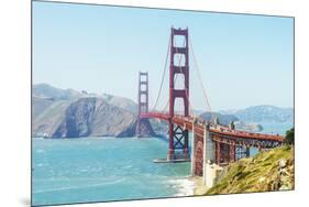 View of Golden Gate Bridge, San Francisco, California, North America-Marco Simoni-Mounted Photographic Print