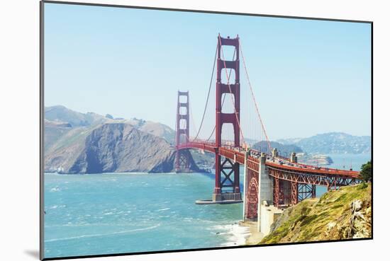 View of Golden Gate Bridge, San Francisco, California, North America-Marco Simoni-Mounted Photographic Print