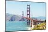 View of Golden Gate Bridge, San Francisco, California, North America-Marco Simoni-Mounted Photographic Print