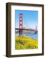 View of Golden Gate Bridge, San Francisco, California, North America-Marco Simoni-Framed Photographic Print