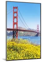 View of Golden Gate Bridge, San Francisco, California, North America-Marco Simoni-Mounted Photographic Print