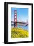 View of Golden Gate Bridge, San Francisco, California, North America-Marco Simoni-Framed Premium Photographic Print