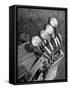 View of Golf Clubs-Bernard Hoffman-Framed Stretched Canvas