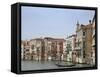 View of Gondola on the Grand Canal, Venice, Italy-Dennis Flaherty-Framed Stretched Canvas