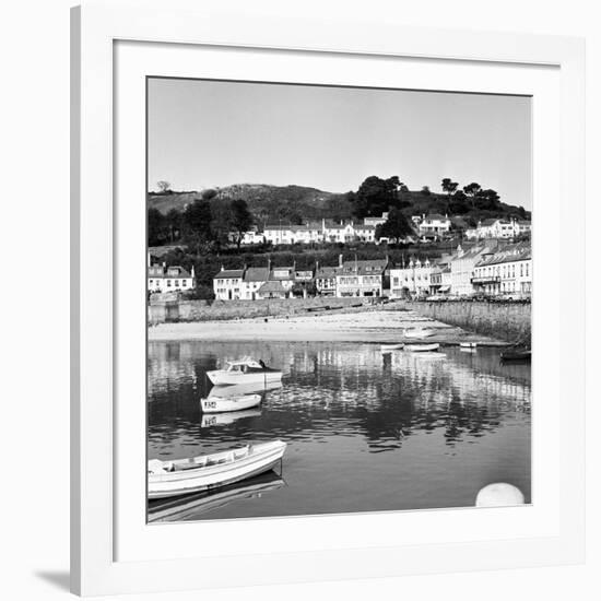 View of Gorey Harbour on the Island of Jersey, 1965-Staff-Framed Photographic Print