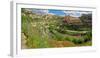 View of Gorge seen from town, Hoz del Huecar, Cuenca, Castilla-La Mancha, Spain-null-Framed Photographic Print