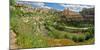 View of Gorge seen from town, Hoz del Huecar, Cuenca, Castilla-La Mancha, Spain-null-Mounted Photographic Print