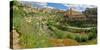 View of Gorge seen from town, Hoz del Huecar, Cuenca, Castilla-La Mancha, Spain-null-Stretched Canvas