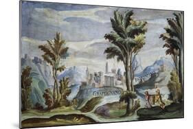 View of Graffignano, 1592-Tarquinio Ligustri-Mounted Giclee Print