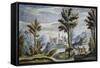 View of Graffignano, 1592-Tarquinio Ligustri-Framed Stretched Canvas