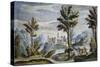View of Graffignano, 1592-Tarquinio Ligustri-Stretched Canvas