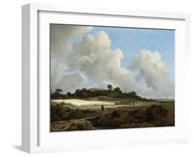 View of Grainfields with a Distant Town, c.1670-Jacob Isaaksz. Or Isaacksz. Van Ruisdael-Framed Giclee Print