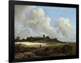 View of Grainfields with a Distant Town, c.1670-Jacob Isaaksz. Or Isaacksz. Van Ruisdael-Framed Giclee Print