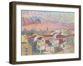 View of Granada-Diario Regoyos y Valdes-Framed Giclee Print