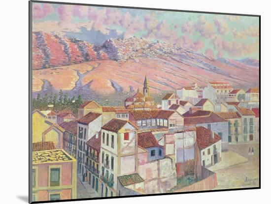 View of Granada-Diario Regoyos y Valdes-Mounted Giclee Print