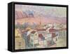 View of Granada-Diario Regoyos y Valdes-Framed Stretched Canvas