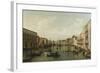 View of Grand Canal with the Palazzi Foscari and Moro Lin-Bernardo Bellotto-Framed Giclee Print