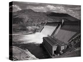 View of Grand Coulee Dam-null-Stretched Canvas