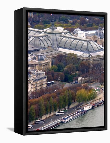 View of Grand Palais from Eiffel Tower, Paris, France-Lisa S. Engelbrecht-Framed Stretched Canvas