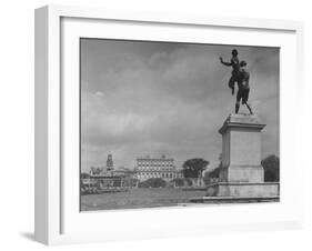 View of Great House at Cliveden, Estate Owned by Lord William Waldorf Astor and Lady Nancy Astor-Hans Wild-Framed Photographic Print