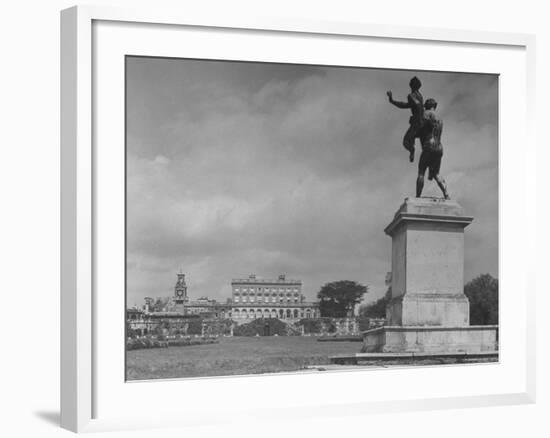 View of Great House at Cliveden, Estate Owned by Lord William Waldorf Astor and Lady Nancy Astor-Hans Wild-Framed Photographic Print