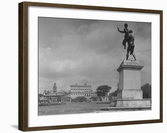 View of Great House at Cliveden, Estate Owned by Lord William Waldorf Astor and Lady Nancy Astor-Hans Wild-Framed Photographic Print