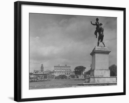 View of Great House at Cliveden, Estate Owned by Lord William Waldorf Astor and Lady Nancy Astor-Hans Wild-Framed Photographic Print