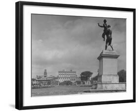 View of Great House at Cliveden, Estate Owned by Lord William Waldorf Astor and Lady Nancy Astor-Hans Wild-Framed Photographic Print
