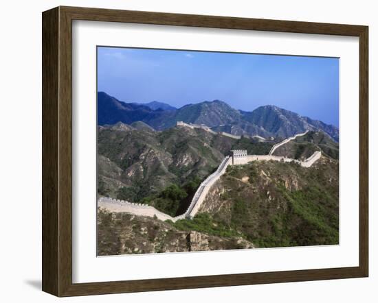 View of Great Wall, Badaling, China-Dallas and John Heaton-Framed Photographic Print