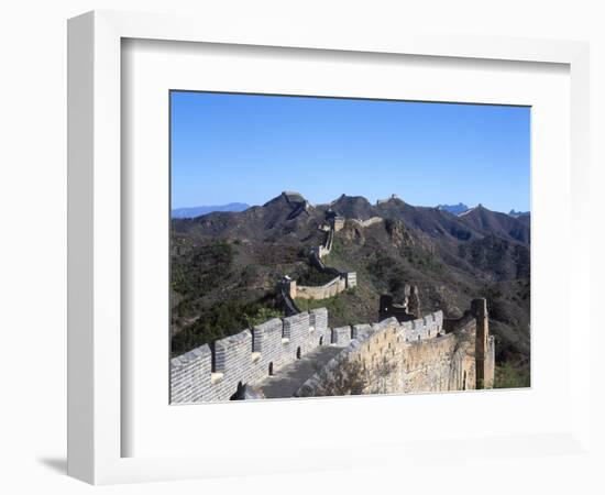 View of Great Wall, Jinshanling, China-Dallas and John Heaton-Framed Photographic Print