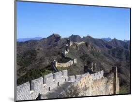 View of Great Wall, Jinshanling, China-Dallas and John Heaton-Mounted Photographic Print